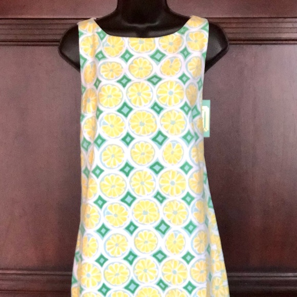 Sail To Sable Women’s Sleeveless Lemon Print Dress - Picture 5 of 10